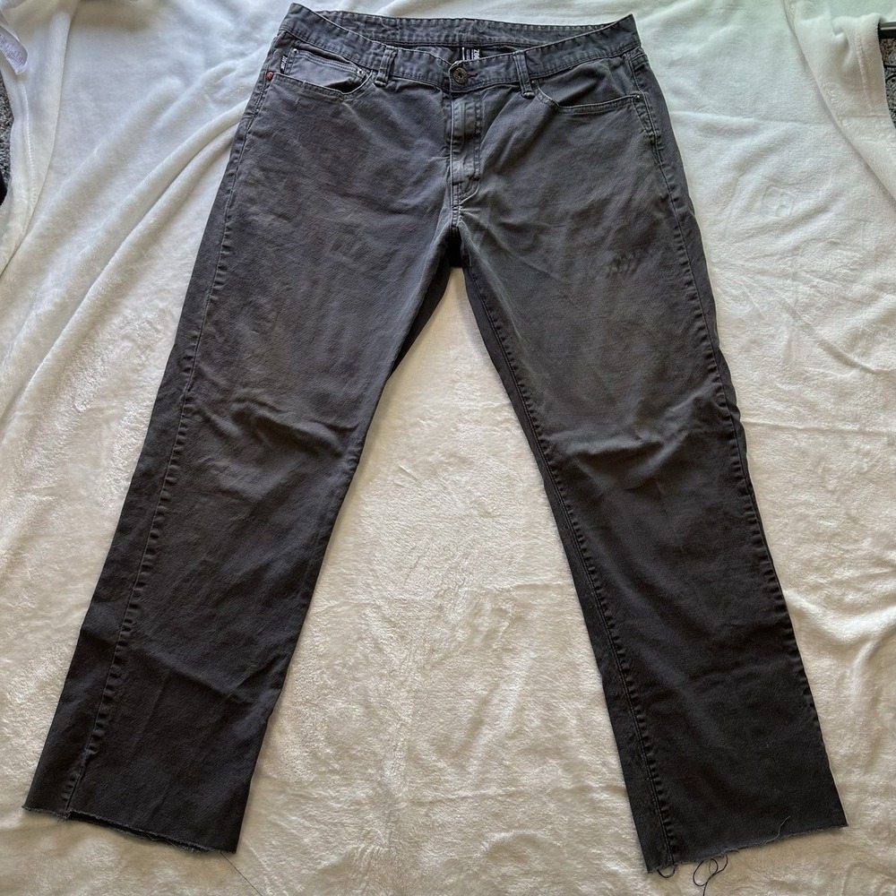 Zoo York Jeans Men's 36x29 Gray Straight Leg Stretch - Picture 2 of 8